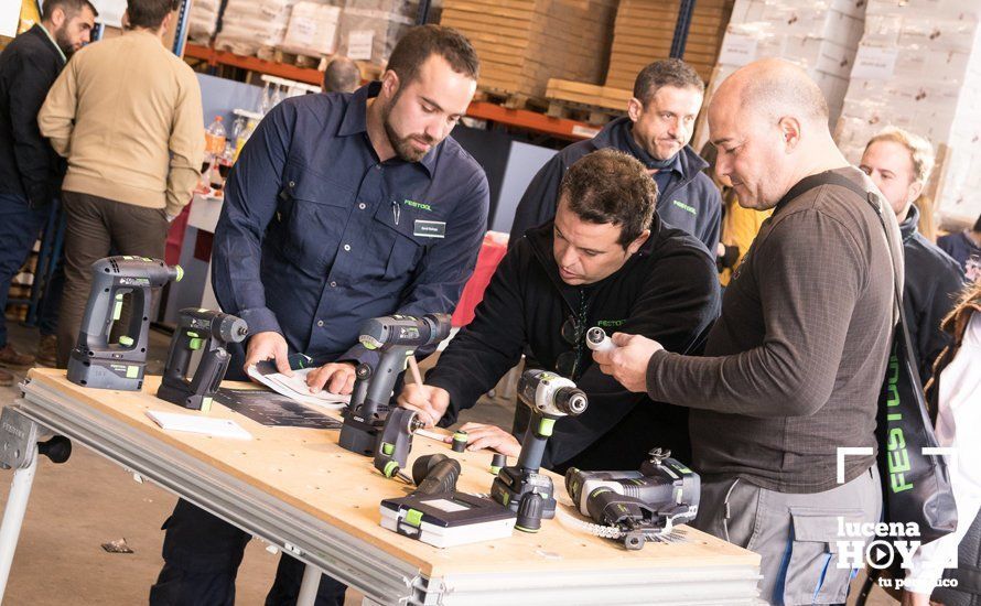 GALERÍA: La empresa Juracor trae hasta Lucena una exposición de Festool, líder en maquinaria electroportátil