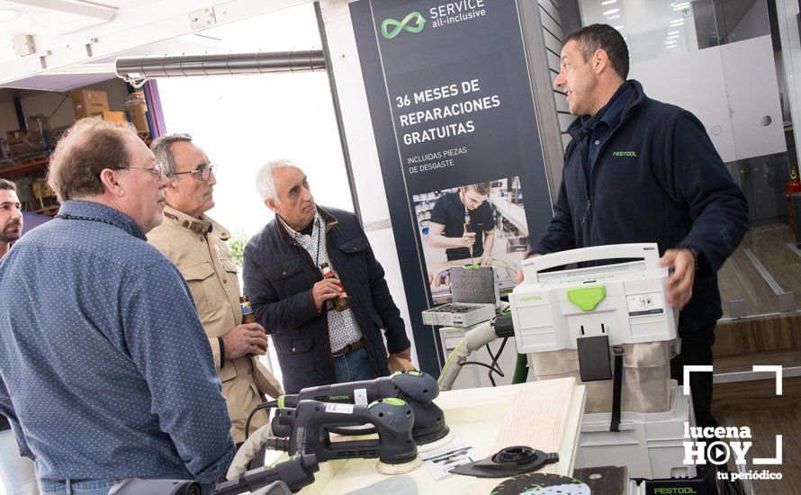 GALERÍA: La empresa Juracor trae hasta Lucena una exposición de Festool, líder en maquinaria electroportátil