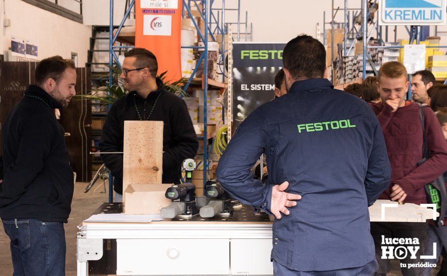 GALERÍA: La empresa Juracor trae hasta Lucena una exposición de Festool, líder en maquinaria electroportátil