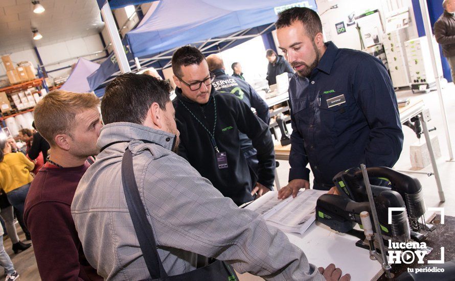 GALERÍA: La empresa Juracor trae hasta Lucena una exposición de Festool, líder en maquinaria electroportátil