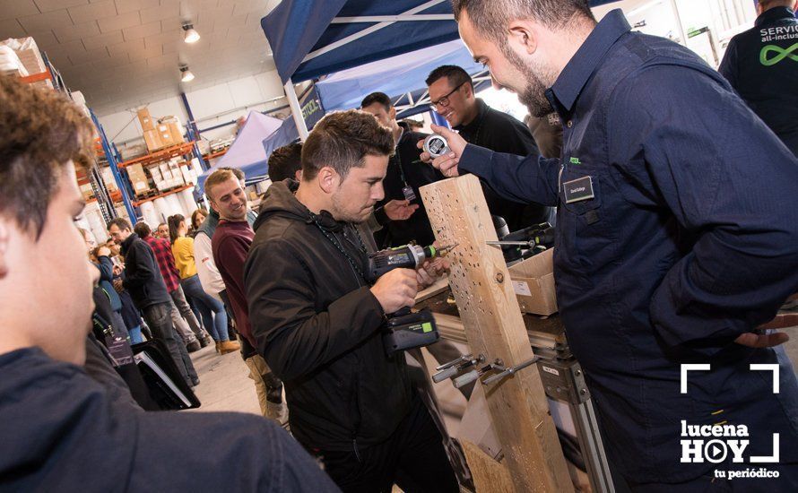 GALERÍA: La empresa Juracor trae hasta Lucena una exposición de Festool, líder en maquinaria electroportátil