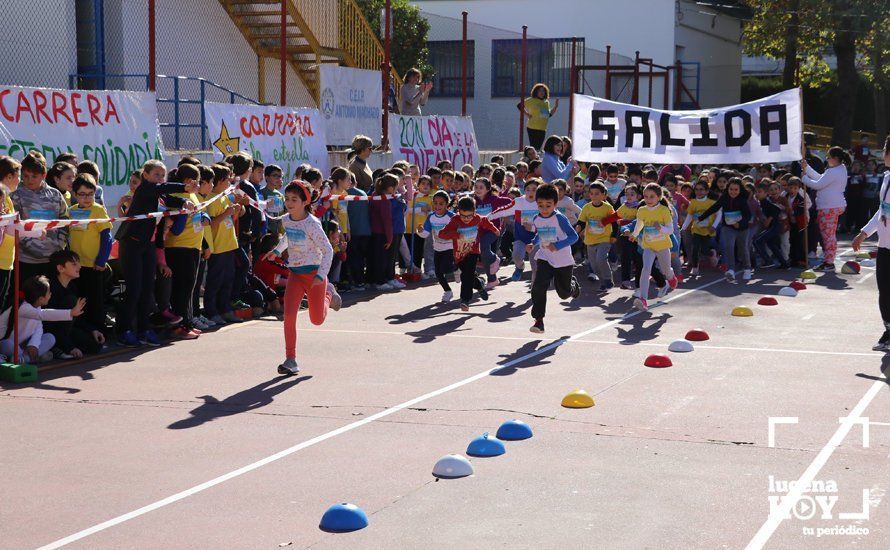 GALERÍA: "Estrella Solidaria": 650 escolares corren para ayudar a Luis Alfredo, un niño venezolano de tres años con una cardiopatía grave