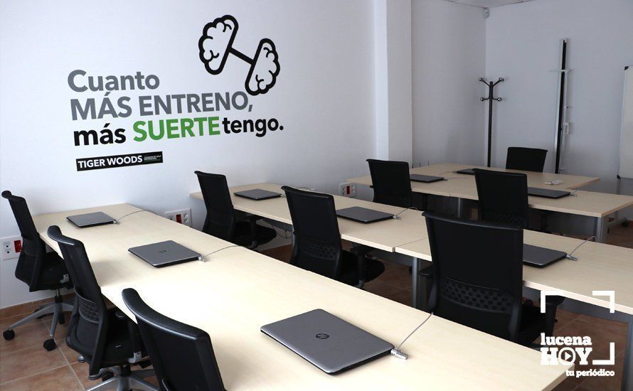  Sala de formación del Vivero de Empresas de Lucena 