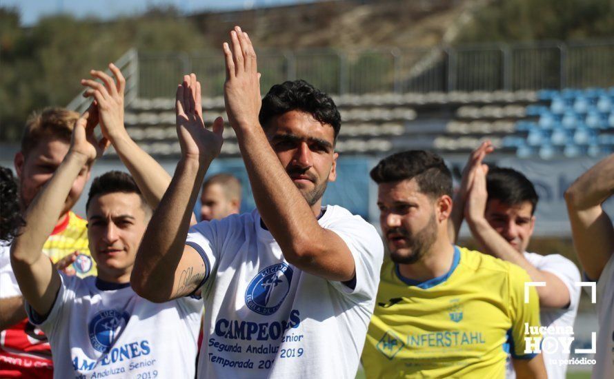 GALERÍA: El Lucecor celebra el campeonato en 2ª Andaluza y el ascenso de categoría en su temporada de debút