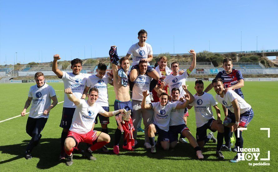 GALERÍA: El Lucecor celebra el campeonato en 2ª Andaluza y el ascenso de categoría en su temporada de debút
