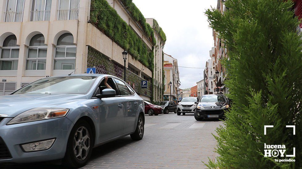 Una imagen del entorno de acceso al aparcamiento de la Plaza Nueva