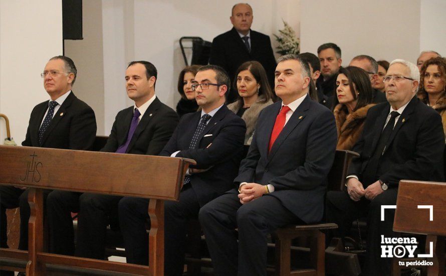 GALERÍA: Mario Cortés traza un mágico paseo por el Viernes Santo de Lucena en su Pregón a Ntro. Padre Jesús Nazareno