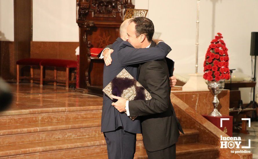 GALERÍA: Mario Cortés traza un mágico paseo por el Viernes Santo de Lucena en su Pregón a Ntro. Padre Jesús Nazareno