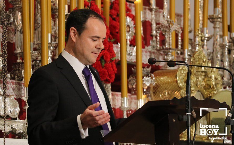 GALERÍA: Mario Cortés traza un mágico paseo por el Viernes Santo de Lucena en su Pregón a Ntro. Padre Jesús Nazareno GALERÍA: Mario Cortés traza un mágico paseo por el Viernes Santo de Lucena en su Pregón a Ntro. Padre Jesús Nazareno