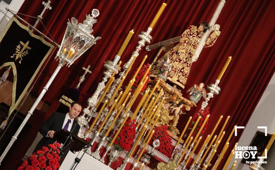 GALERÍA: Mario Cortés traza un mágico paseo por el Viernes Santo de Lucena en su Pregón a Ntro. Padre Jesús Nazareno GALERÍA: Mario Cortés traza un mágico paseo por el Viernes Santo de Lucena en su Pregón a Ntro. Padre Jesús Nazareno