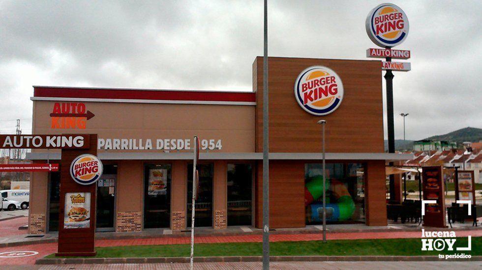  Establecimiento de Burguer King en Lucena 