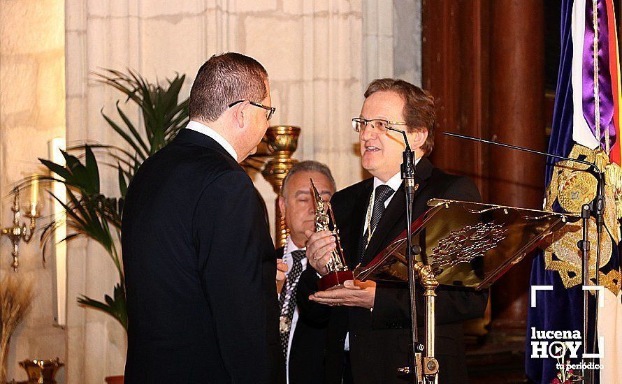 GALERÍA: Las imágenes del Pregón de la Semana Santa de Lucena 2019 y la entrega del premio "Cofrade Manolo Ramírez"