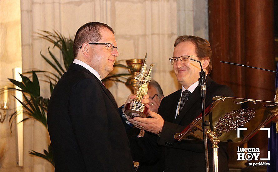 GALERÍA: Las imágenes del Pregón de la Semana Santa de Lucena 2019 y la entrega del premio "Cofrade Manolo Ramírez"