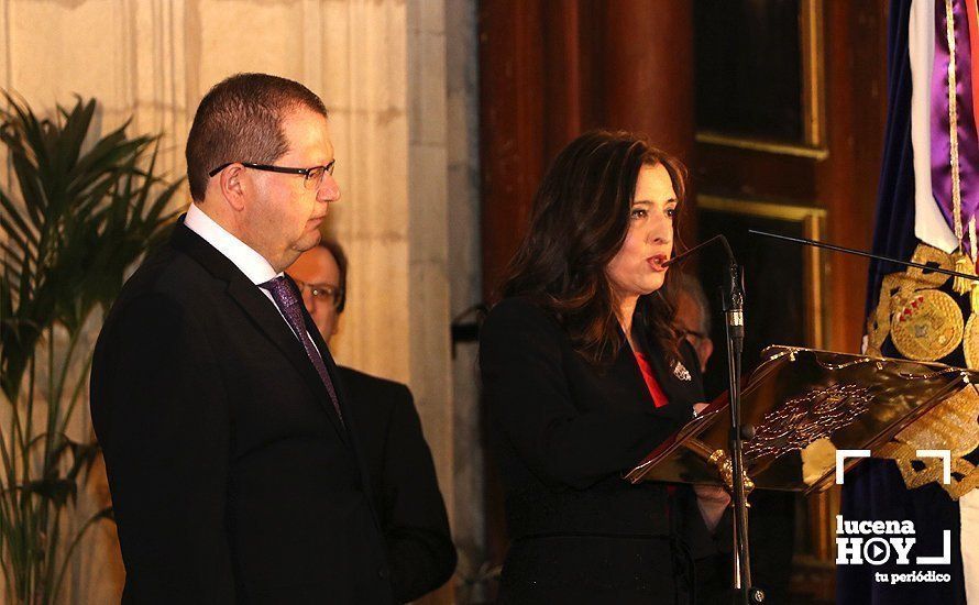 GALERÍA: Las imágenes del Pregón de la Semana Santa de Lucena 2019 y la entrega del premio "Cofrade Manolo Ramírez"