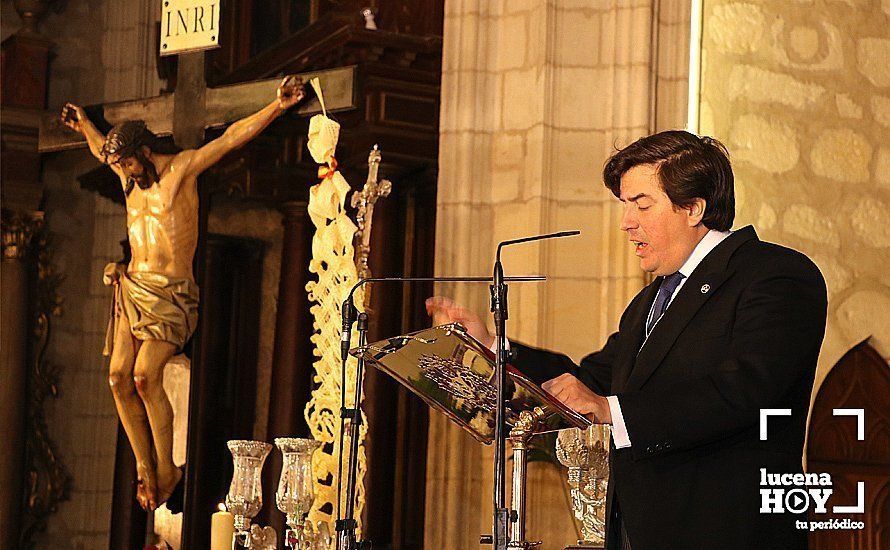 GALERÍA: Las imágenes del Pregón de la Semana Santa de Lucena 2019 y la entrega del premio "Cofrade Manolo Ramírez"