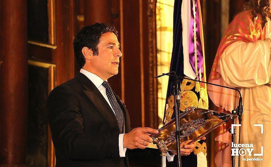 GALERÍA: Las imágenes del Pregón de la Semana Santa de Lucena 2019 y la entrega del premio "Cofrade Manolo Ramírez"