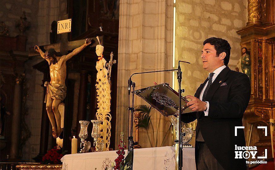 GALERÍA: Las imágenes del Pregón de la Semana Santa de Lucena 2019 y la entrega del premio "Cofrade Manolo Ramírez"