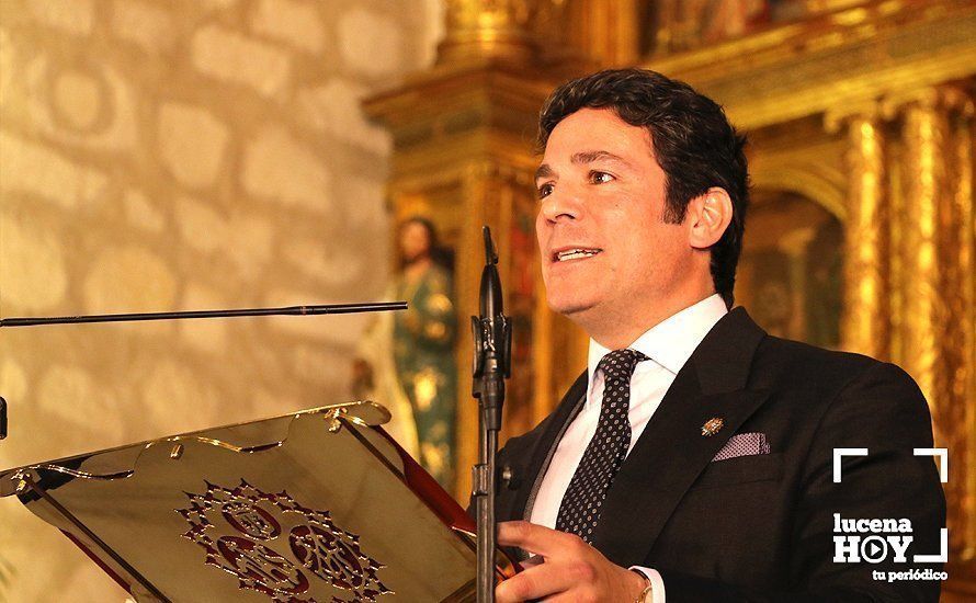 GALERÍA: Las imágenes del Pregón de la Semana Santa de Lucena 2019 y la entrega del premio "Cofrade Manolo Ramírez"