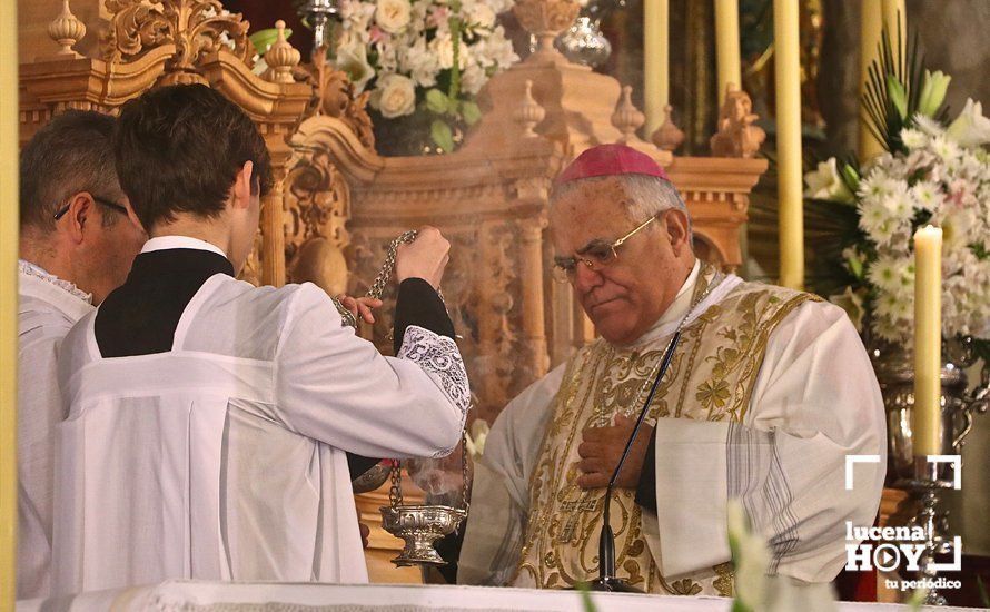 FIESTAS ARACELITANAS: El Obispo de Córdoba preside la Solemne Función Religiosa en San Mateo