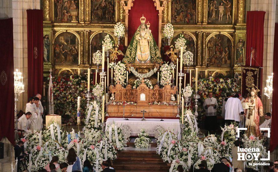 FIESTAS ARACELITANAS: El Obispo de Córdoba preside la Solemne Función Religiosa en San Mateo