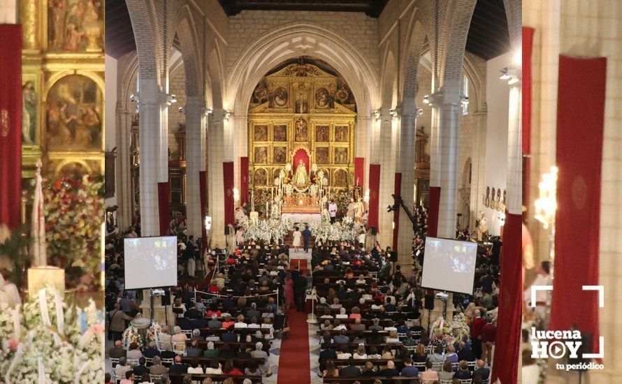 FIESTAS ARACELITANAS: El Obispo de Córdoba preside la Solemne Función Religiosa en San Mateo