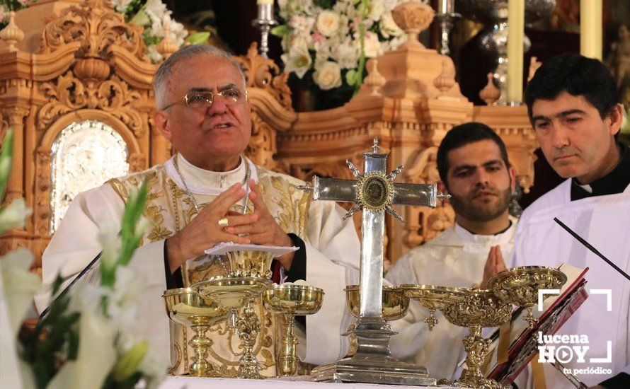 FIESTAS ARACELITANAS: El Obispo de Córdoba preside la Solemne Función Religiosa en San Mateo