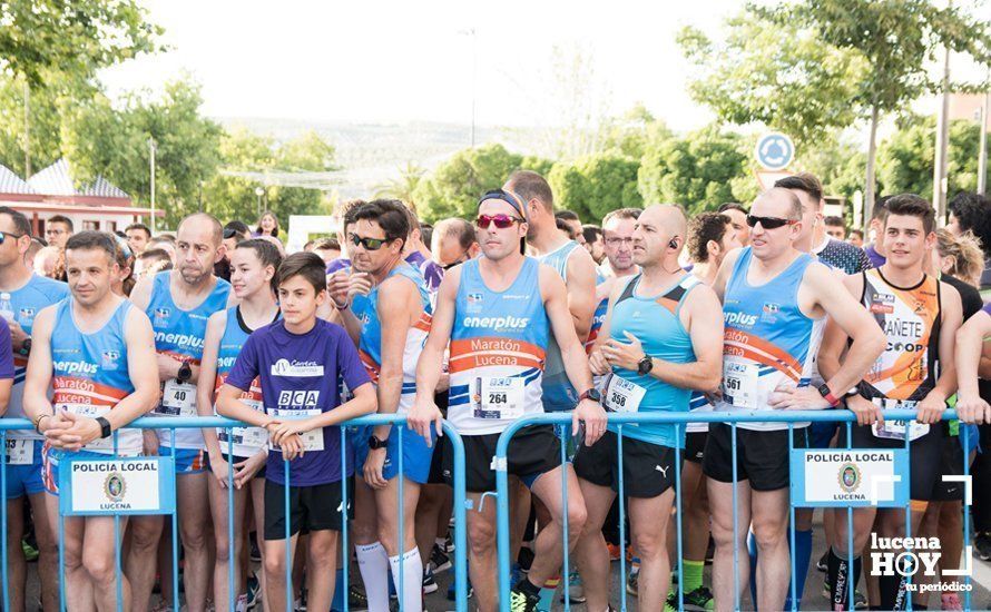 GALERÍA: Jasmine Boutoil y Jaume Leiva se llevan la multitudinaria IV Carrera Nazarena de Lucena