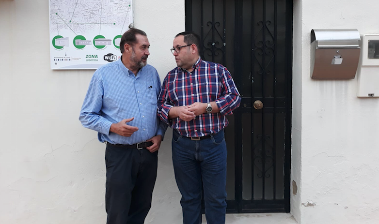  Vicente Dalda y Francis Díaz, presidente de la Federación de Asociaciones de Vecinos 