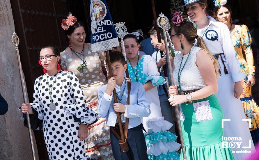 GALERÍA: La Hermandad del Rocío de Lucena inicia el camino hacia Almonte tras visitar a la Virgen de Araceli