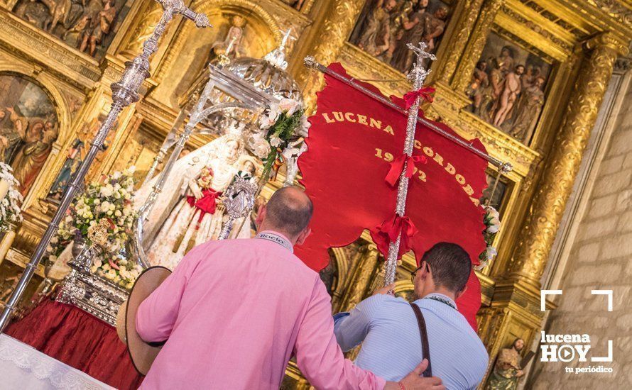 GALERÍA: La Hermandad del Rocío de Lucena inicia el camino hacia Almonte tras visitar a la Virgen de Araceli