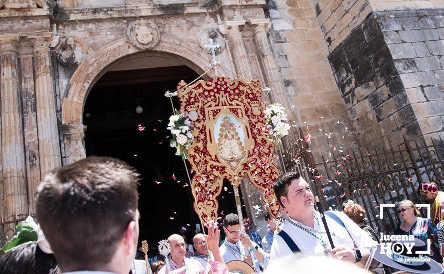 GALERÍA: La Hermandad del Rocío de Lucena inicia el camino hacia Almonte tras visitar a la Virgen de Araceli