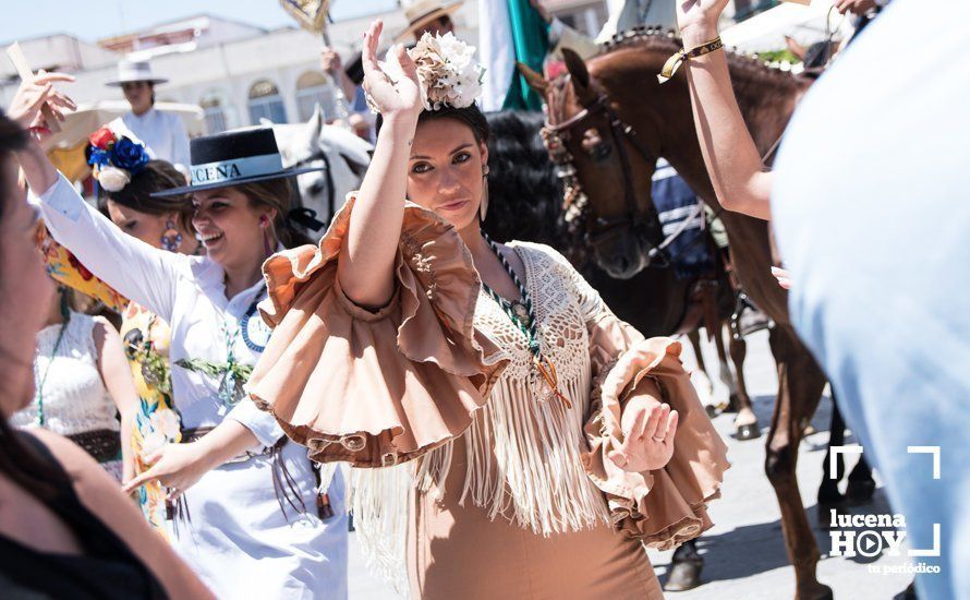 GALERÍA: La Hermandad del Rocío de Lucena inicia el camino hacia Almonte tras visitar a la Virgen de Araceli