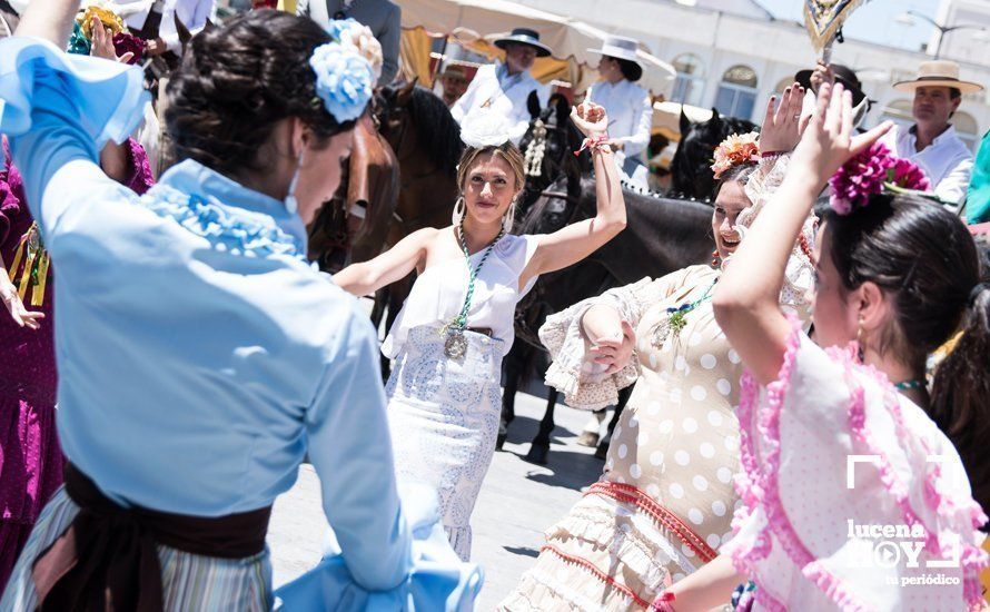 GALERÍA: La Hermandad del Rocío de Lucena inicia el camino hacia Almonte tras visitar a la Virgen de Araceli