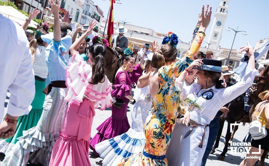 GALERÍA: La Hermandad del Rocío de Lucena inicia el camino hacia Almonte tras visitar a la Virgen de Araceli