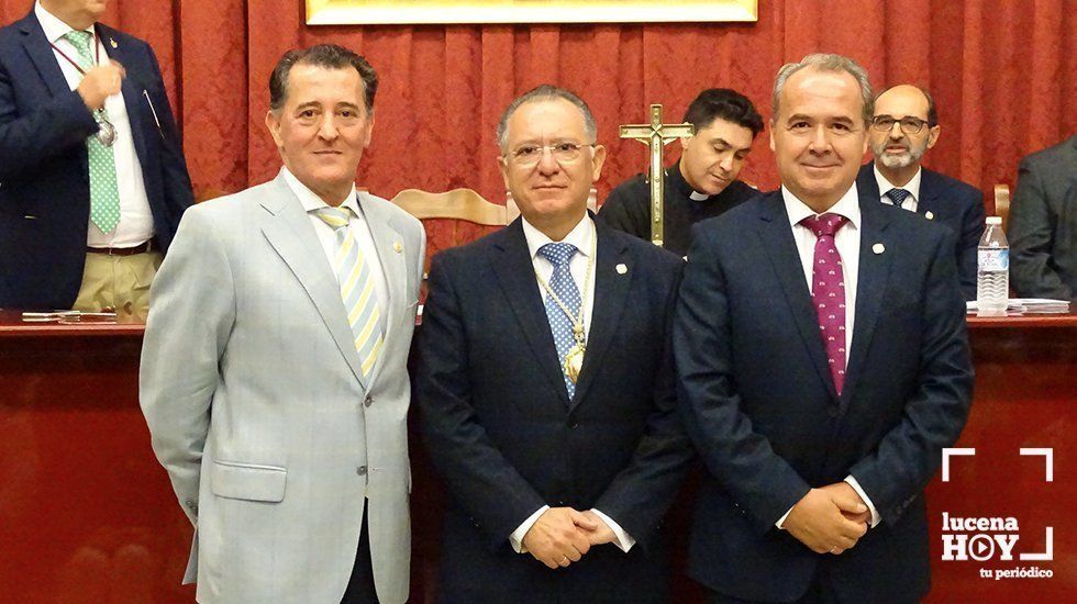  José Beato y Francisco Burguillos junto a Rafael Ramírez 