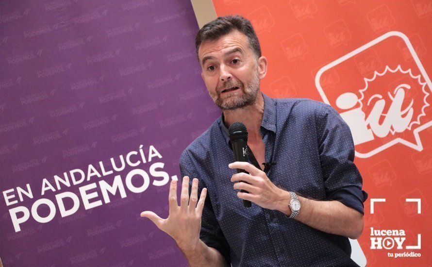  Antonio Maíllo, en un acto en Lucena en septiembre pasado 