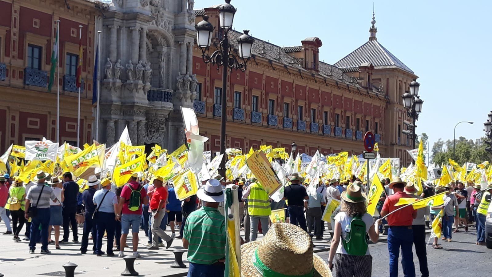  Concentración en el Palacio de San Telmo 