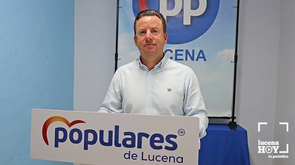  Francis Aguilar, portavoz del PP en el ayuntamiento de Lucena 