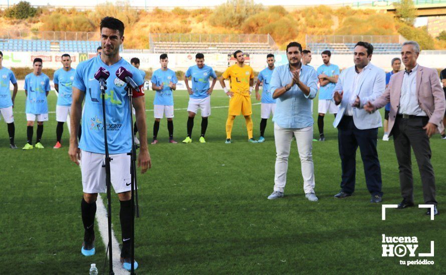 GALERÍA: Las imágenes de la presentación del nuevo Ciudad de Lucena y el partido frente al U.D.C. Torredonjimeno (0-1)