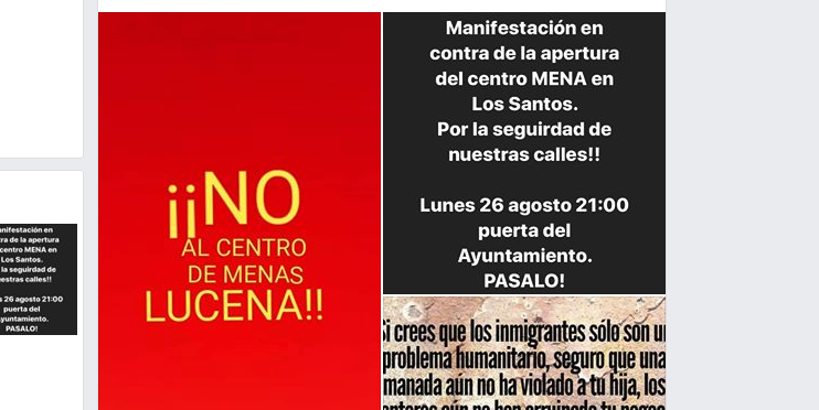  Uno de los mensajes difundidos por redes sociales en las últimas horas 