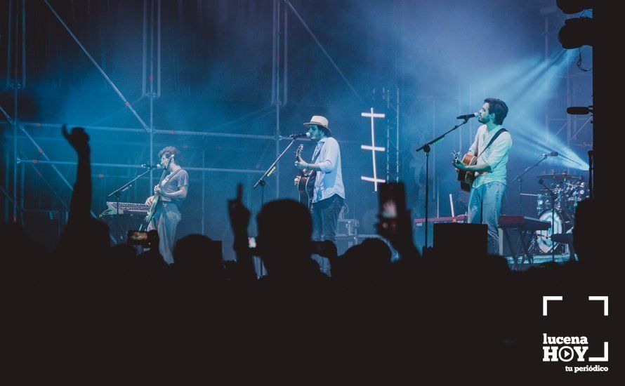 GALERÍA: Más de 3.200 espectadores vibraron con la música de Morat en la plaza de toros de Lucena