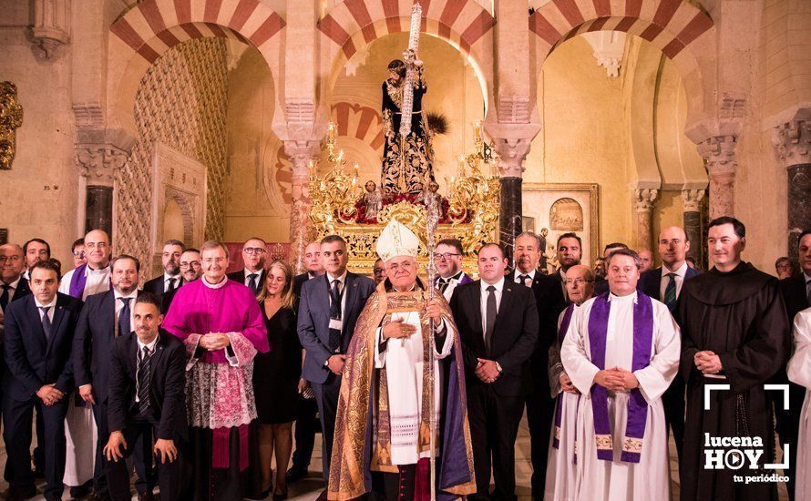 GALERÍA: La devoción nazarena de Lucena llena la Mezquita Catedral de Córdoba