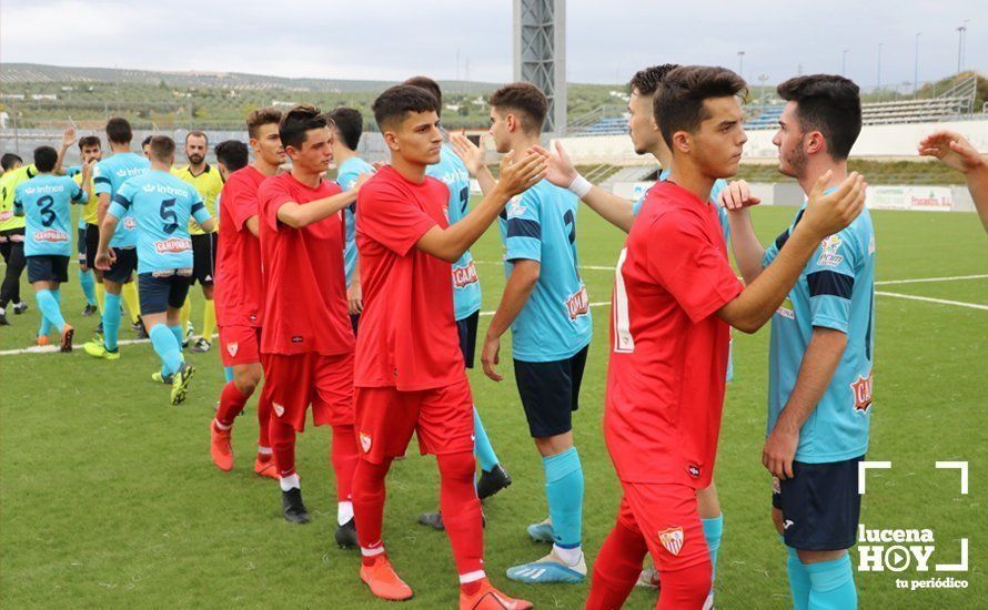 GALERÍA: El Fundación Lucena deja escapar otro punto ante el Sevilla FC en los últimos minutos del partido