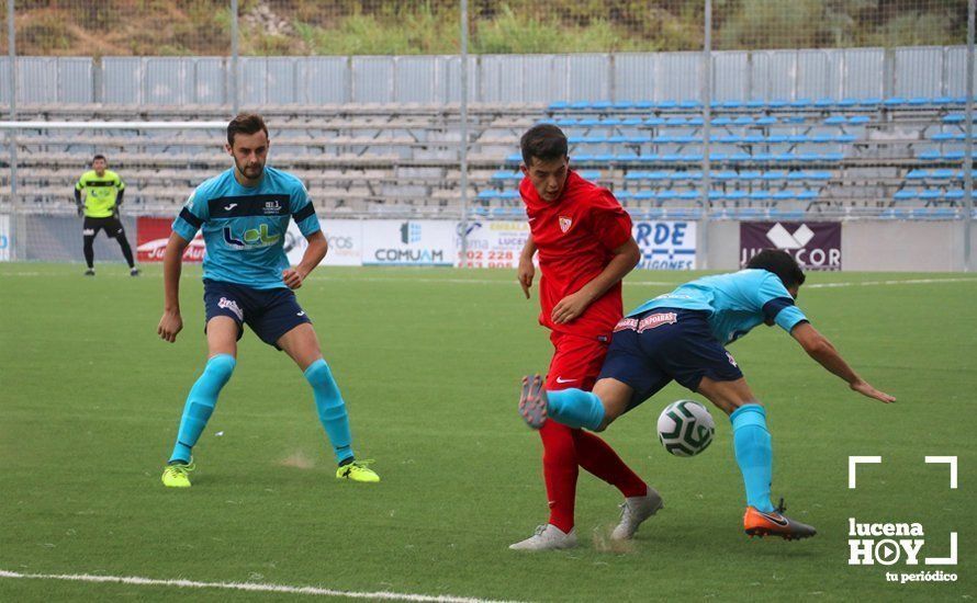 GALERÍA: El Fundación Lucena deja escapar otro punto ante el Sevilla FC en los últimos minutos del partido