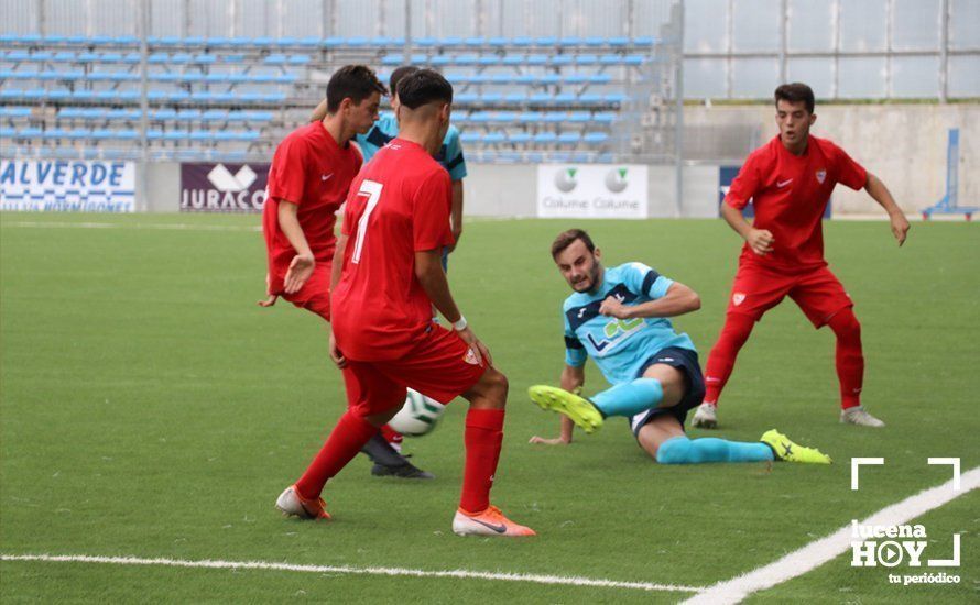 GALERÍA: El Fundación Lucena deja escapar otro punto ante el Sevilla FC en los últimos minutos del partido