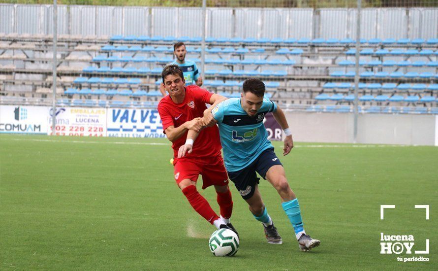 GALERÍA: El Fundación Lucena deja escapar otro punto ante el Sevilla FC en los últimos minutos del partido