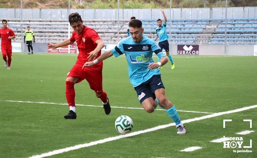 GALERÍA: El Fundación Lucena deja escapar otro punto ante el Sevilla FC en los últimos minutos del partido