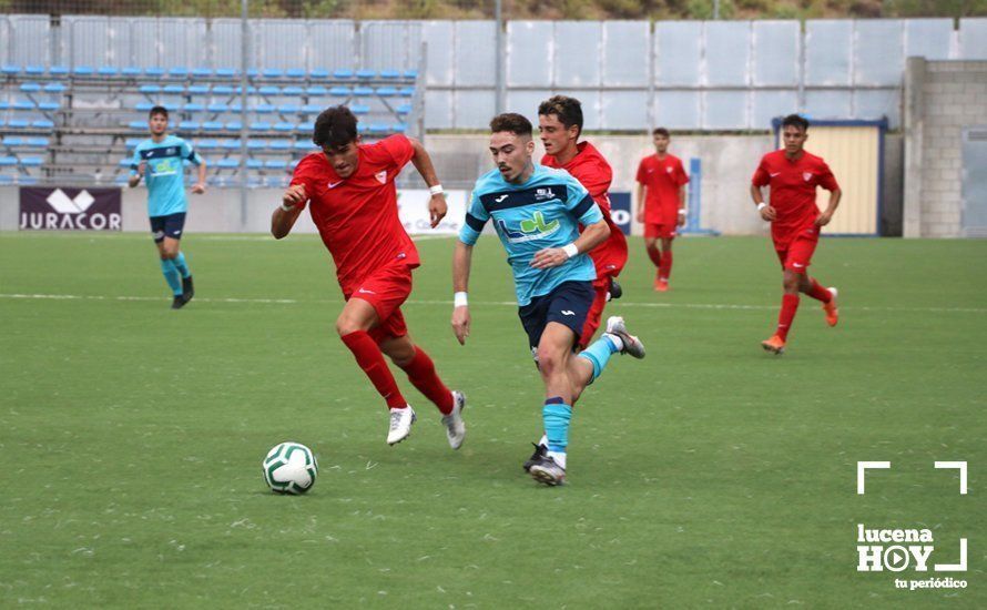 GALERÍA: El Fundación Lucena deja escapar otro punto ante el Sevilla FC en los últimos minutos del partido