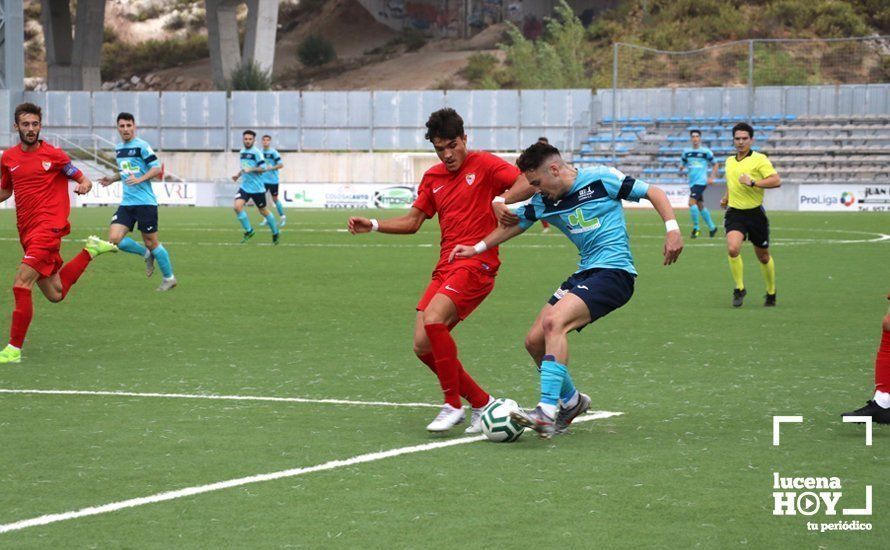 GALERÍA: El Fundación Lucena deja escapar otro punto ante el Sevilla FC en los últimos minutos del partido