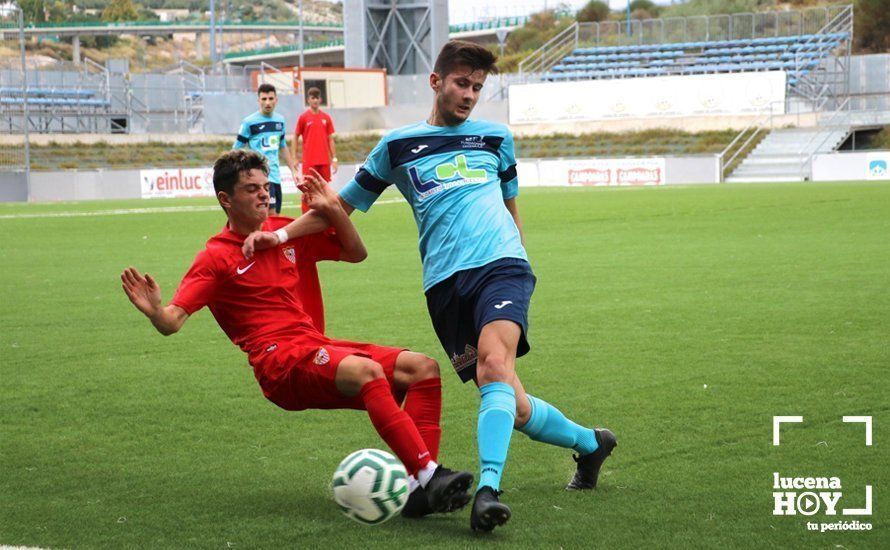 GALERÍA: El Fundación Lucena deja escapar otro punto ante el Sevilla FC en los últimos minutos del partido